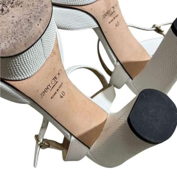 Jimmy Choo Peachy Platform Heels - Picture 7 of 9